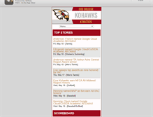 Tablet Screenshot of coeathletics.com